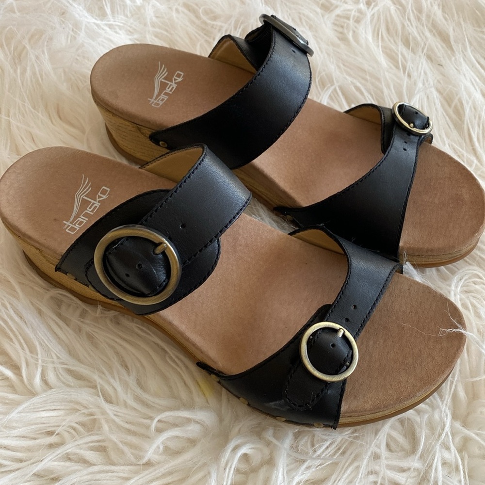 DANSKO leather clogs